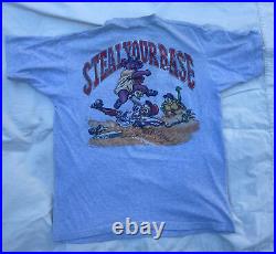 Vtg Grateful Dead Steal Your Base T Shirt 90s Original Face 1994 Bears Skeleton