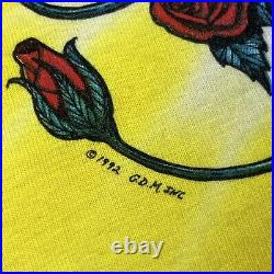 Vtg Grateful Dead T Shirt Long Sleeve Liquid Blue Tie Dye Concert Tee 1992 XL