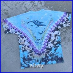 Vtg Liquid Blue Tee 90s Ocean Sea Life Single Stitch XL Half Baked Grateful Dead