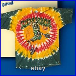 Vtg NWOT Grateful Dead Olympics Lithuania Basketball Tie Dye Shirt 1996 Size L