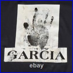 Vtg Q-Tees Grateful Dead Jerry Garcia Shirt XL Double Stitch Handprint USA Read