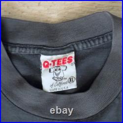 Vtg Q-Tees Grateful Dead Jerry Garcia Shirt XL Double Stitch Handprint USA Read