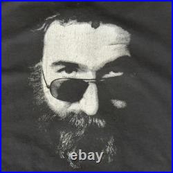 Vtg Q-Tees Grateful Dead Jerry Garcia Shirt XL Double Stitch Handprint USA Read