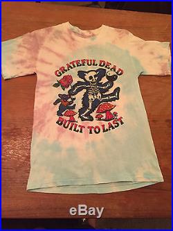 Vtg RARE Grateful Dead Small T-Shirt Glow in the Dark Dancing Bears 1989 tour