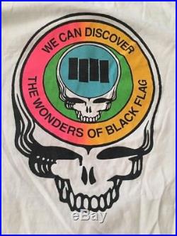 WOBF DES Wonders Of Black Flag Summer Tour Long Sleeve Shirt Grateful Dead OG XL