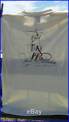 Weird Turn Pro Hunter S Thompson T Shirt VINTAGE size L Ralph Steadman 1983