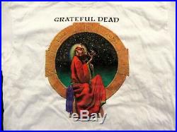 White VINTAGE CONCERT T-SHIRT Grateful Dead NWT NOS rare BLUES FOR ALLAH 1988