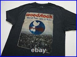 Woodstock Shirt T Shirt 1969 3 Days of Peace Love & Music Art Logo Grateful Dead