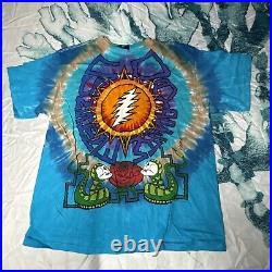 XL Grateful Dead SUNSHINE DAYDREAM 1990 GDM SUMMER TOUR Vtg Shirt LIQUID BLUE