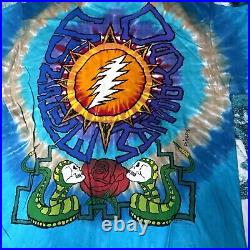 XL Grateful Dead SUNSHINE DAYDREAM 1990 GDM SUMMER TOUR Vtg Shirt LIQUID BLUE