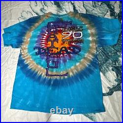 XL Grateful Dead SUNSHINE DAYDREAM 1990 GDM SUMMER TOUR Vtg Shirt LIQUID BLUE