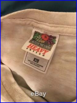 XL LL Rain Grateful Dead Tour Tee 1998 Vintage Rare Terrapin T-Shirt Bear