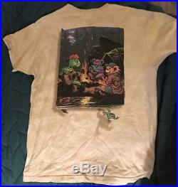 XL LL Rain Grateful Dead Tour Tee 1998 Vintage Rare Terrapin T-Shirt Bear