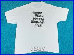XXL vtg 90s 1992 LITHUANIA grateful dead t shirt 9.157 olympic basketball