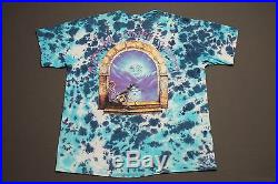 XXL vtg 90s 1993 GRATEFUL DEAD tie dye NEW YORK Madison Square Garden t shirt
